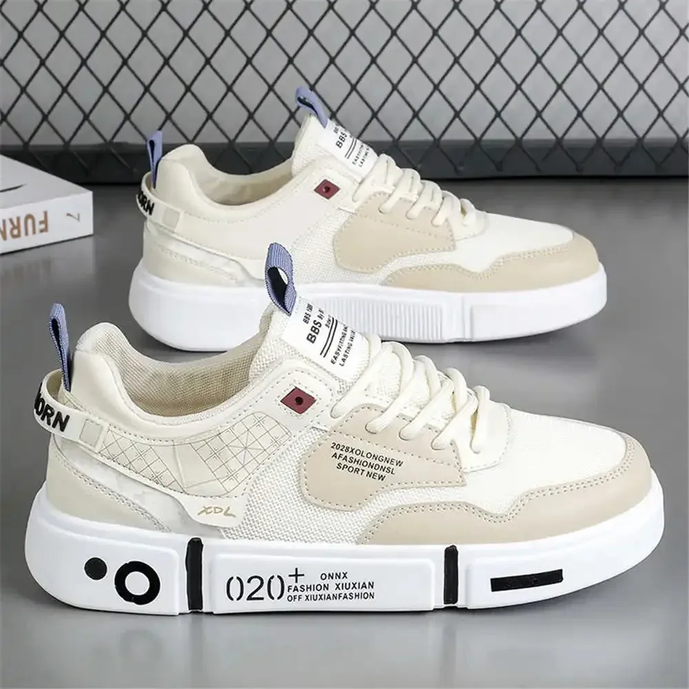 37-38 Number 37 Men's Sneakers Casual Brown Man Shoes