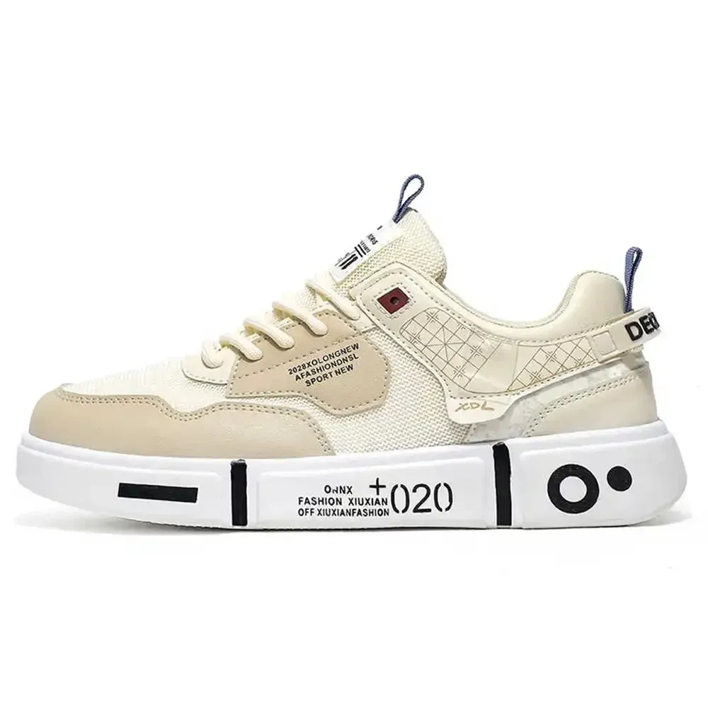 37-38 Number 37 Men's Sneakers Casual Brown Man Shoes