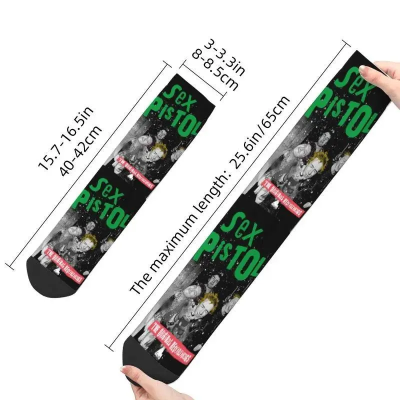 3D Pistols Punk Rock Socks for Head-to-Toe Rebellion