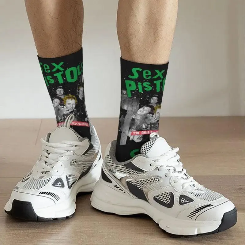 3D Pistols Punk Rock Socks for Head-to-Toe Rebellion