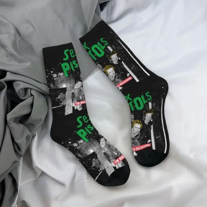 3D Pistols Punk Rock Socks for Head-to-Toe Rebellion