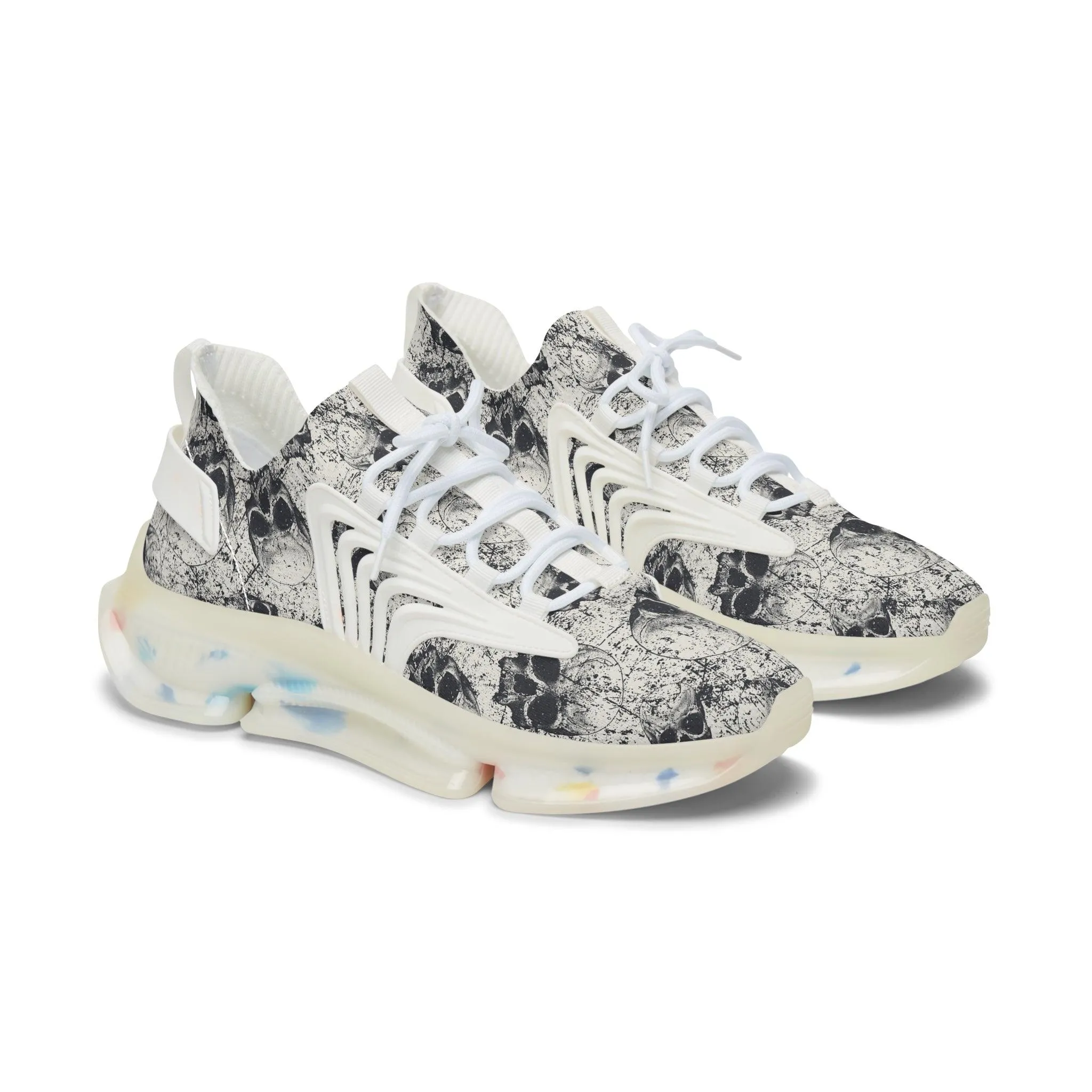 Ancient Skulls Women's Mesh Sneakers