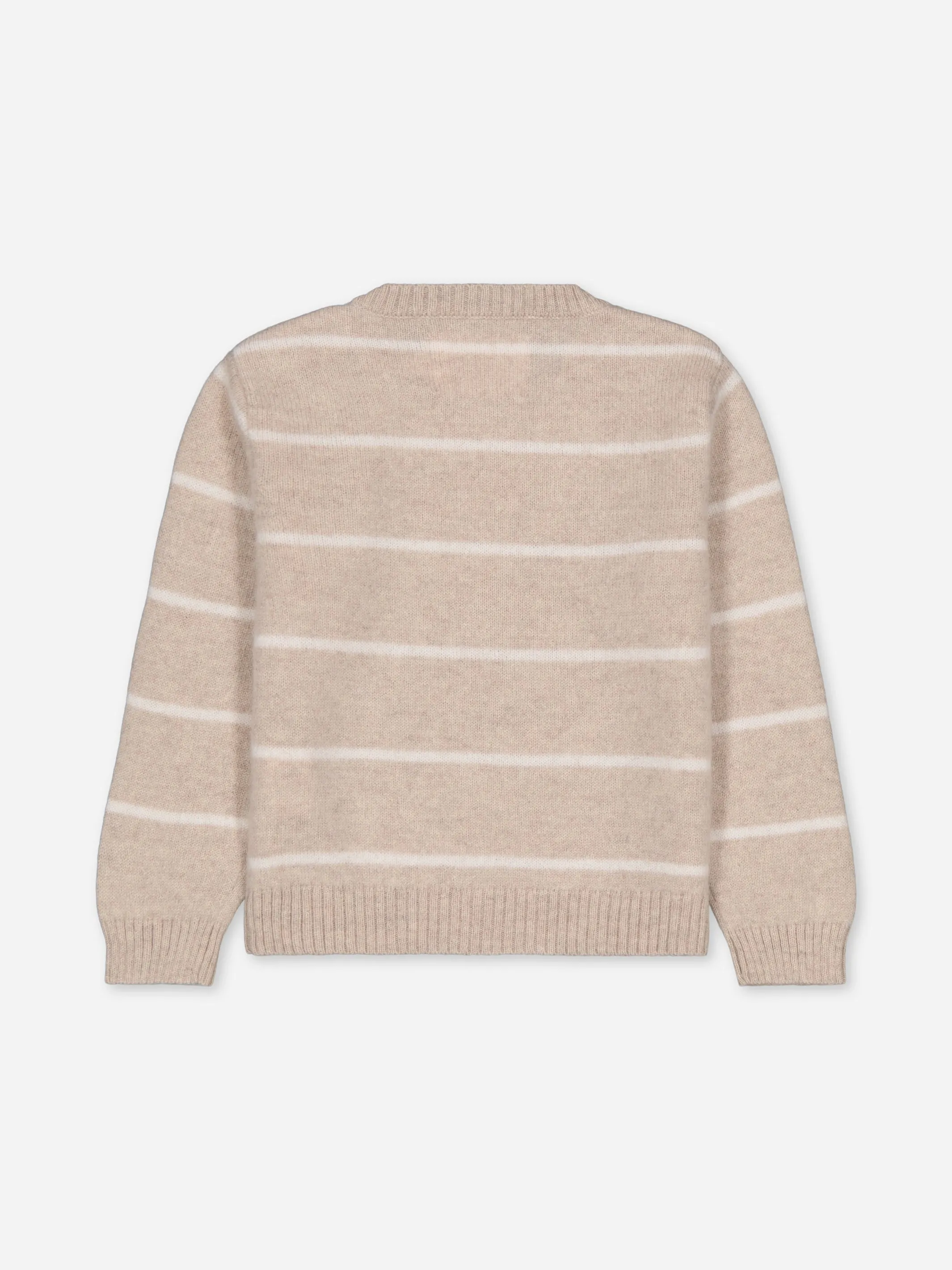 BABY SWEATER STRIPES BEIGE