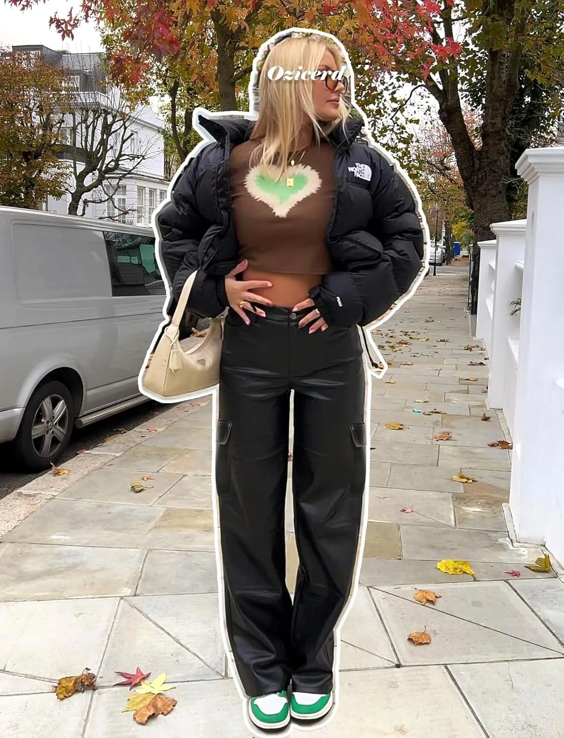 Black Faux Leather Pants for Women High Waisted Flare Cargo Pants Y2k Straight Wide Leg Pleather Pants with Pockets