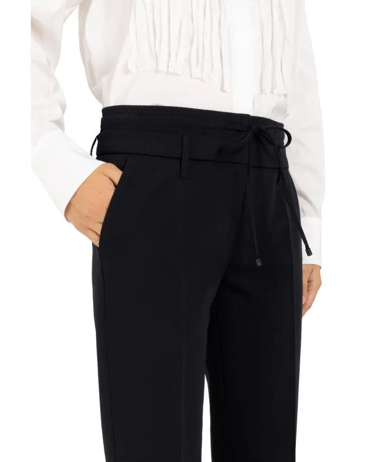 Cambio Karen Double Waist Drawstring Pant