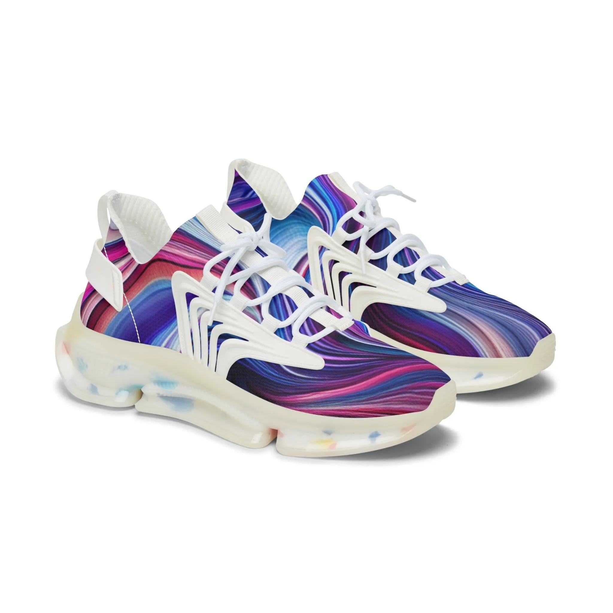 ColorWave Women's Mesh Sneakers