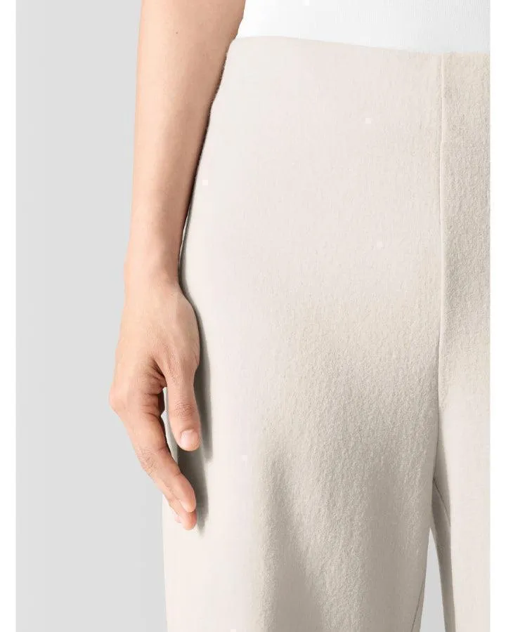 Eileen Fisher Felted Wool Jersey Wide Leg Pant