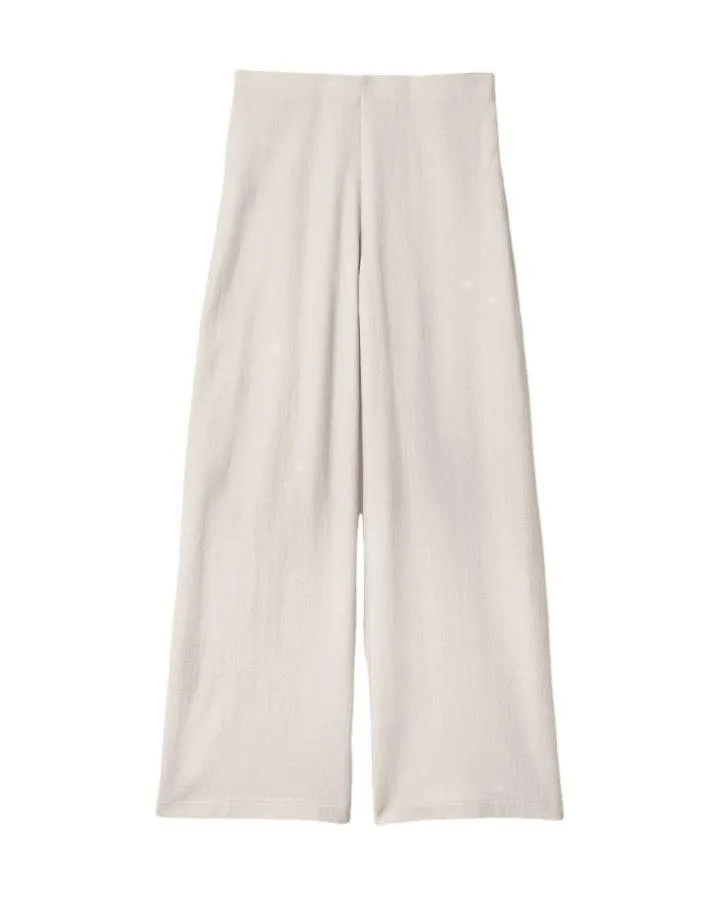 Eileen Fisher Felted Wool Jersey Wide Leg Pant