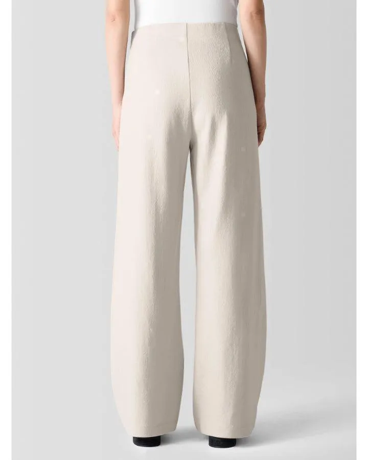 Eileen Fisher Felted Wool Jersey Wide Leg Pant