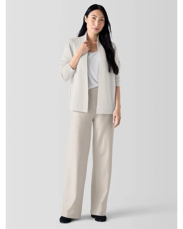 Eileen Fisher Felted Wool Jersey Wide Leg Pant