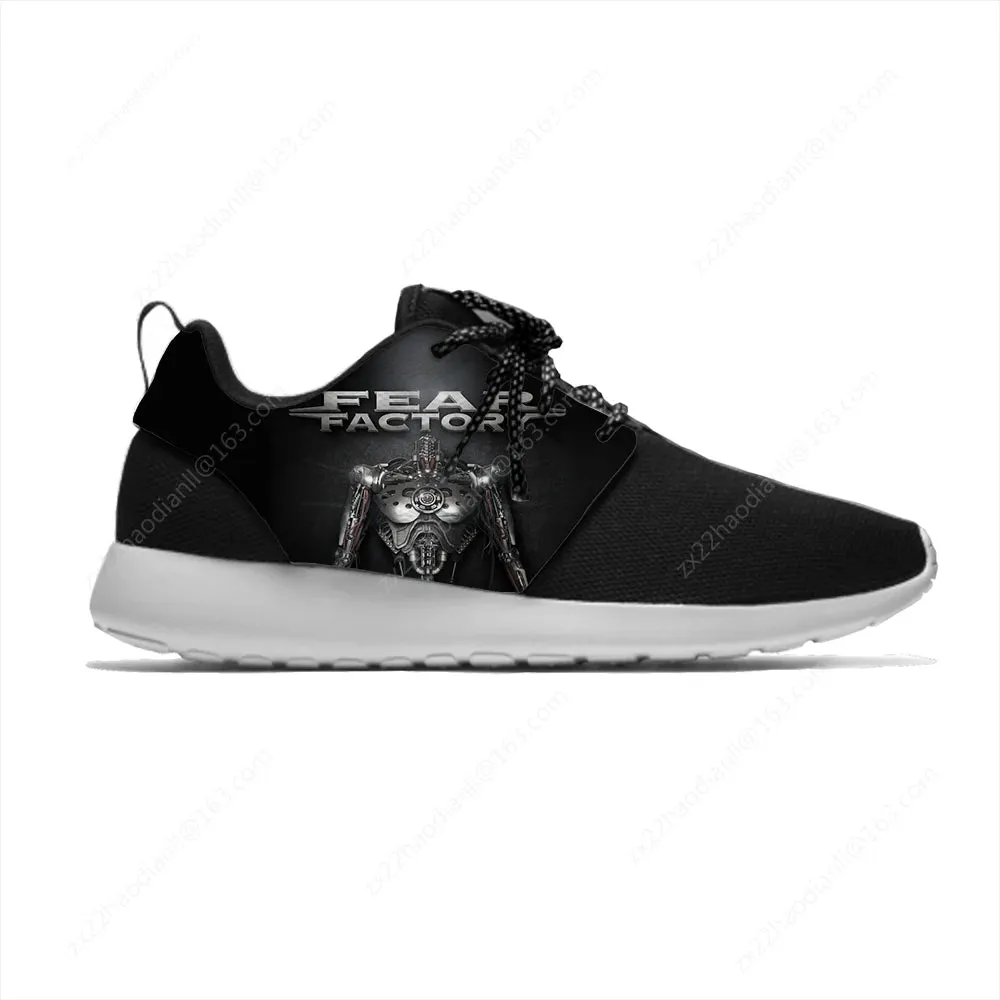 Fear Factory Frenzy 3D Death Metal Sneakers | Lightweight Rock Legend Running Shoes for Men & Women