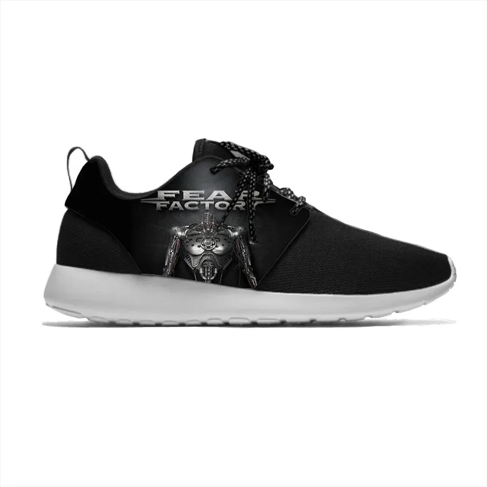 Fear Factory Frenzy 3D Death Metal Sneakers | Lightweight Rock Legend Running Shoes for Men & Women