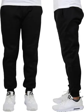Galaxy by Harvic Mens Slim Fit Fleece Joggers with Side Pockets