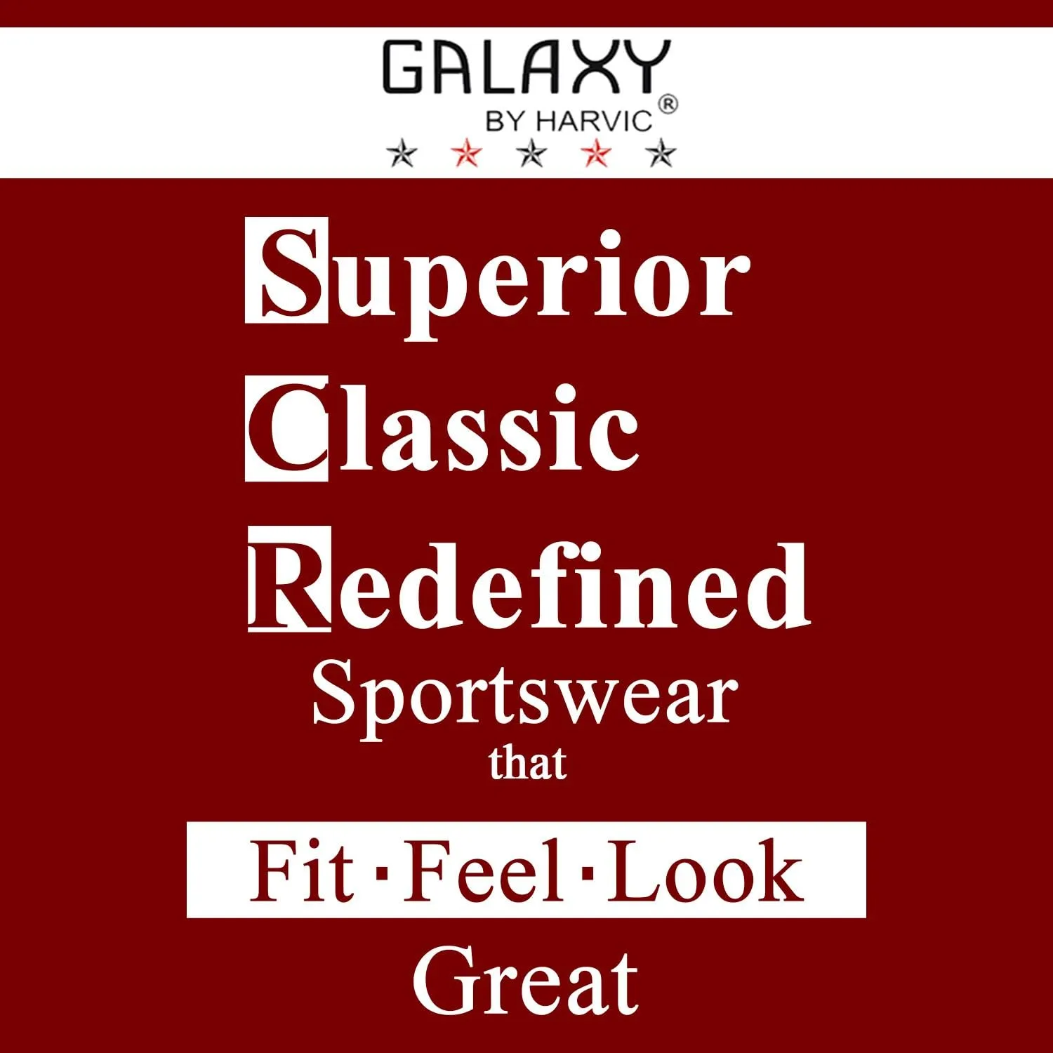 Galaxy by Harvic Mens Slim Fit Fleece Joggers with Side Pockets