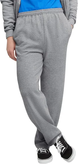 Hanes, EcoSmart Fleece Sweats for Men, Open Bottom Sweatpants, 30.5"