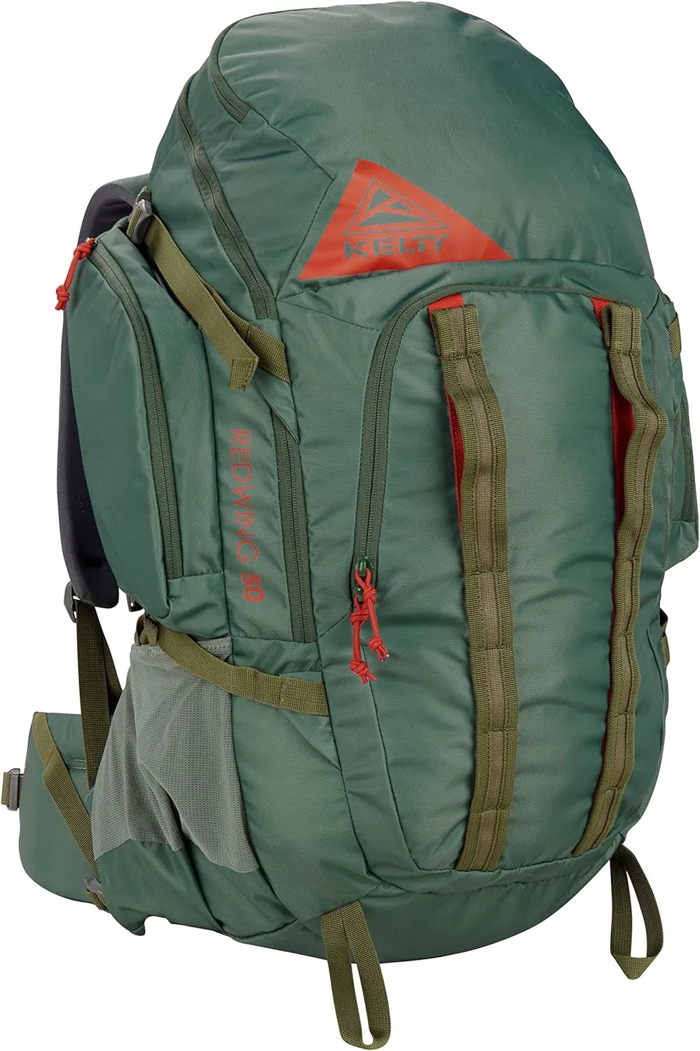 Kelty Redwing 50 – 50 Liter Internal Frame Backpack for Hiking, Backpacking, Travel, Hip Belt, Tailored Fit, 2023 (Duck Green)