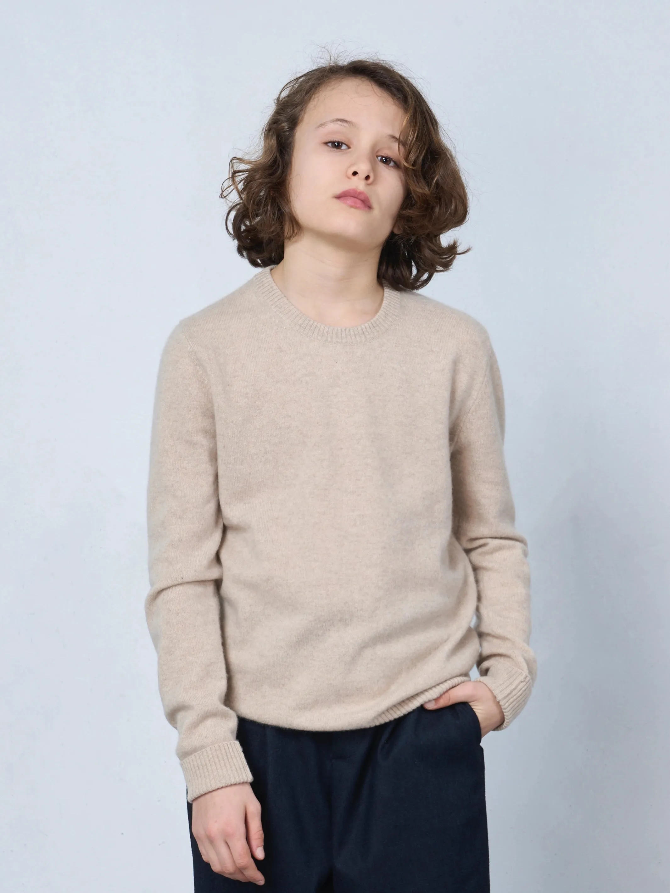 KIDDO SWEATER BEIGE <br> - TO PERSONALIZE -