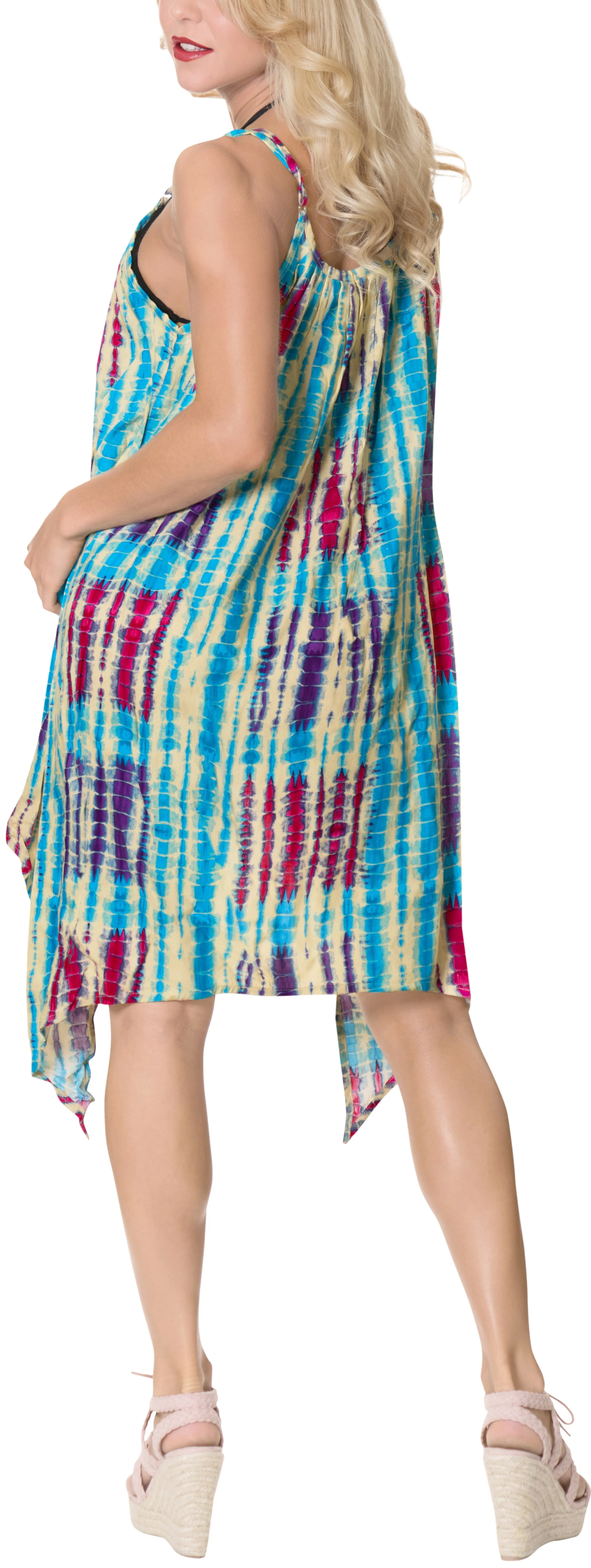Kimono Rayon Women's Beachwear Bikini Cover up Swimwear Swimsuit Blouse Teal