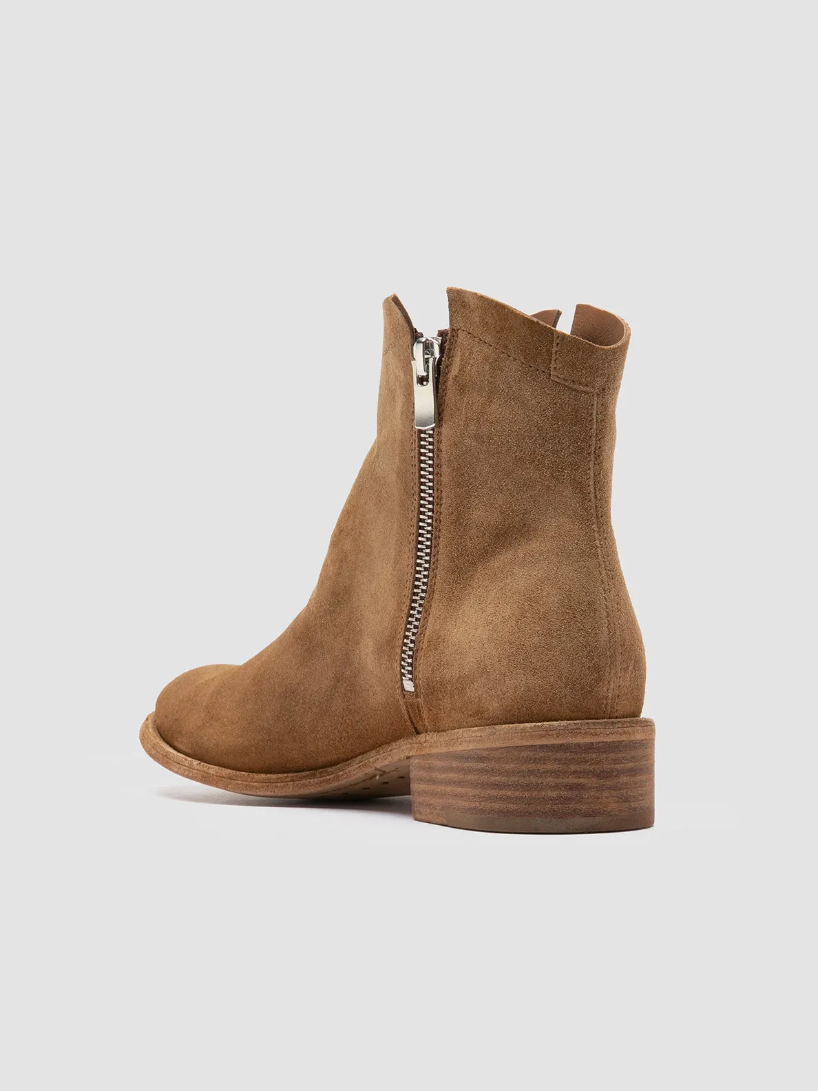 LISON 051 - Brown Suede Ankle Boots