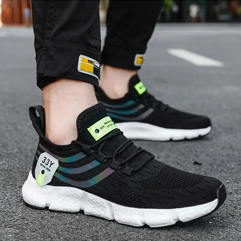 Men's Sneakers 2024 Breathable Classic Casual Shoes Mens Tennis Outdoor Comfortable Mesh Tennis Masculino