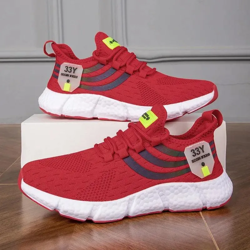 Men's Sneakers 2024 Breathable Classic Casual Shoes Mens Tennis Outdoor Comfortable Mesh Tennis Masculino