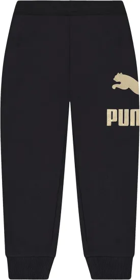PUMA Girls' Core Logo Jogger, Fleece Lined, Elastic Waistband, Pull on Pant