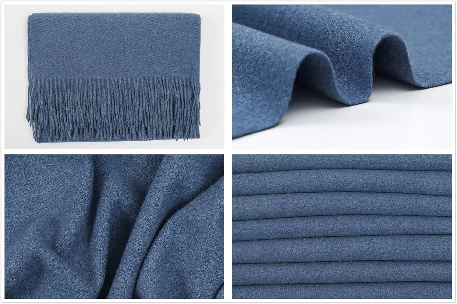 RIIQIICHY Winter Scarfs for Women Pashmina Shawls Wraps for Evening Dresses Large Warm Soft Scarves