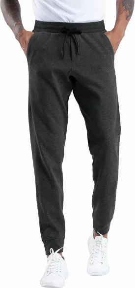 THE GYM PEOPLE Mens' Fleece Joggers Pants with Deep Pockets in Loose-fit Style