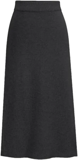 Women's Bodycon Split Pencil Skirt Elastic High Waist Knit Skirts Classic A-Line Skirt Office Lady Work Skirts